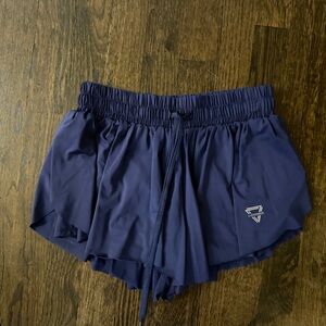 Navy Women's Athletic Butterfly Shorts